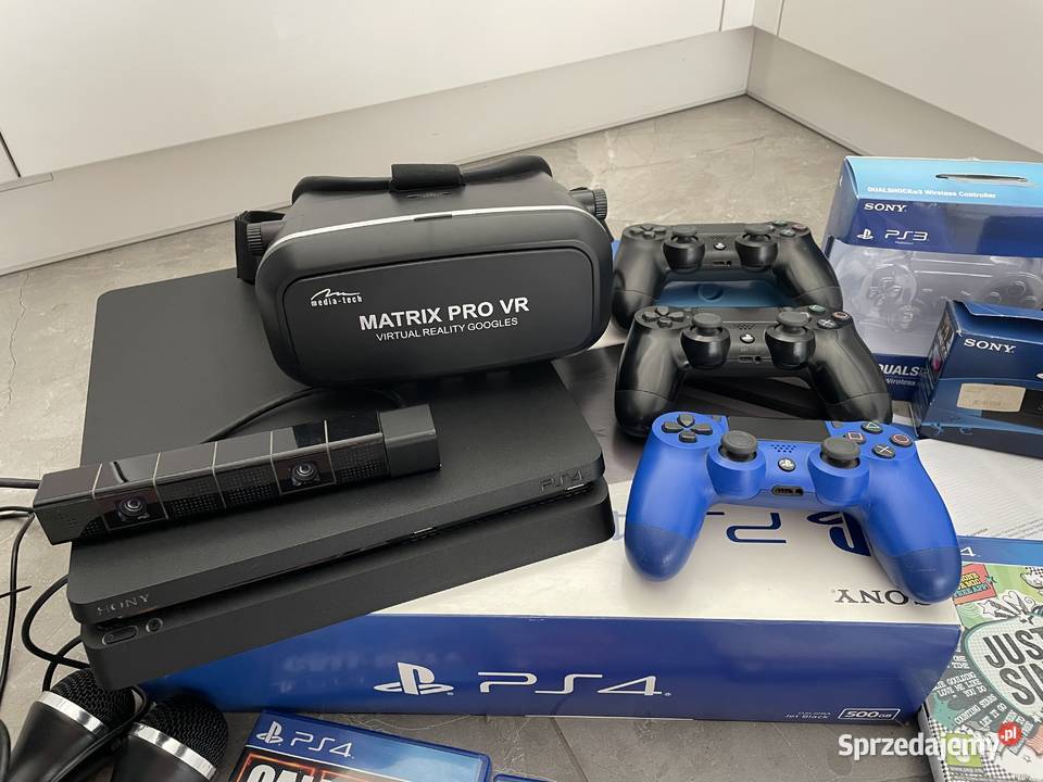Sony 4 Slim 500GB Pady Kamerka Mikrofon Gry Inowrocław