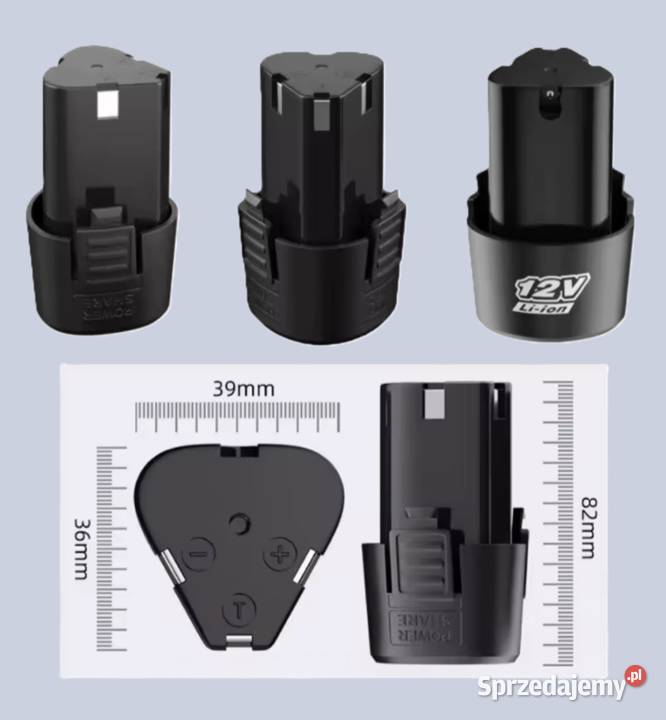 2 Bateria 12V 2000mAhŁadowarka liion do