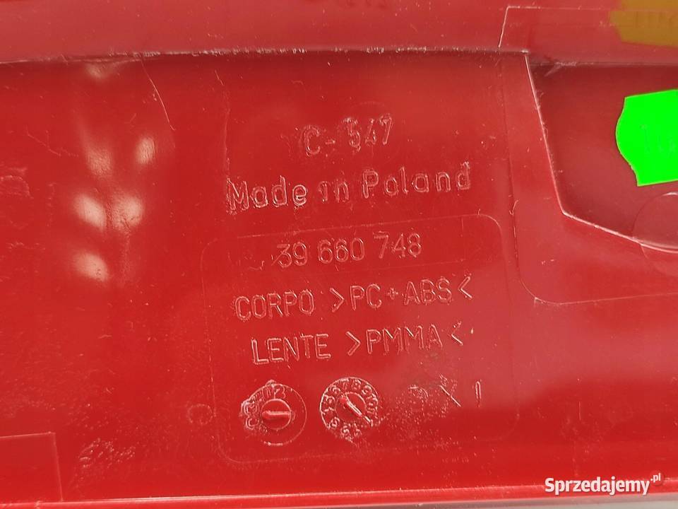 LAMPA PRAWY TYŁ FIAT SEICENTO 19982010 OE NOWA