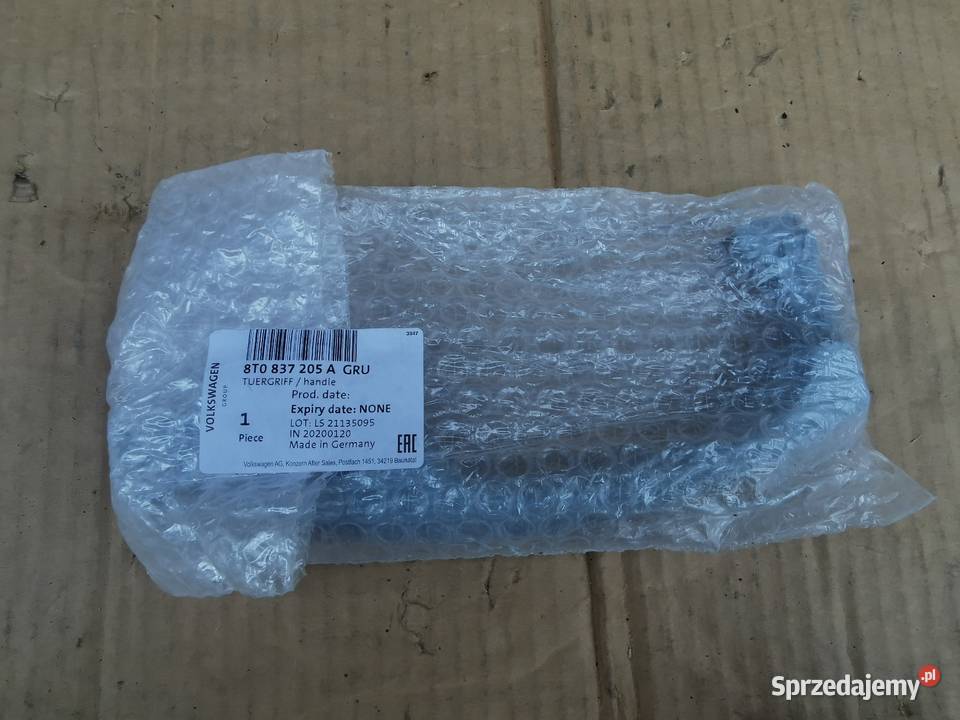 Klamka drzwi lewa lh audi A5 8T 8T0837205A nowa Sieraków