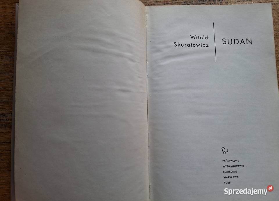 Sudan Witold Skuratowicz Kraków sprzedam