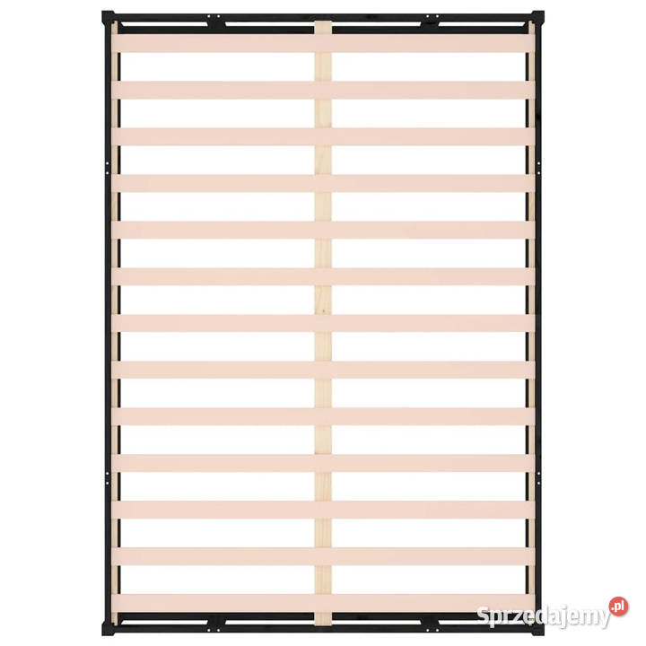 Rama łóżka czarna lite drewno 160 x 200 WM820810 Warszawa