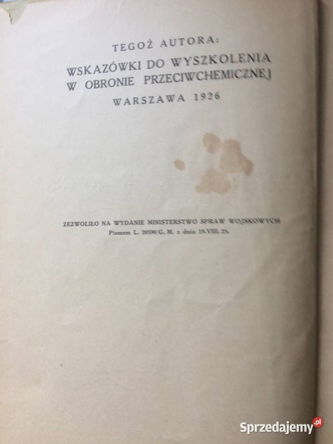 3614 Obrona Przeciwchemiczna Ludności Cywilnej Antyki, Sztuka, Kolekcje Szczecin sprzedam