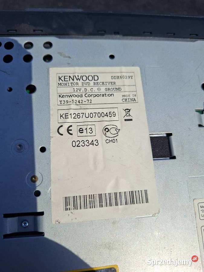 Radio Kenwood DDX6029 z kamerą cofania modułem Pruszcz Gdański