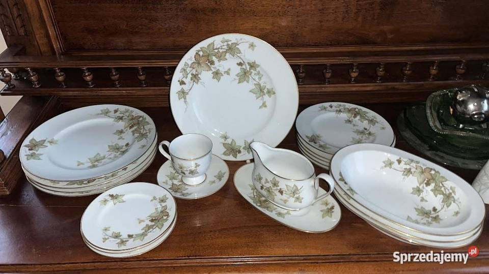 Sosjerka z syg Noritake IRELAND Liście na Gdańsk