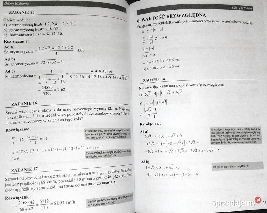 Matematyka korepetycje Liceum Część 1 Robert Chełm