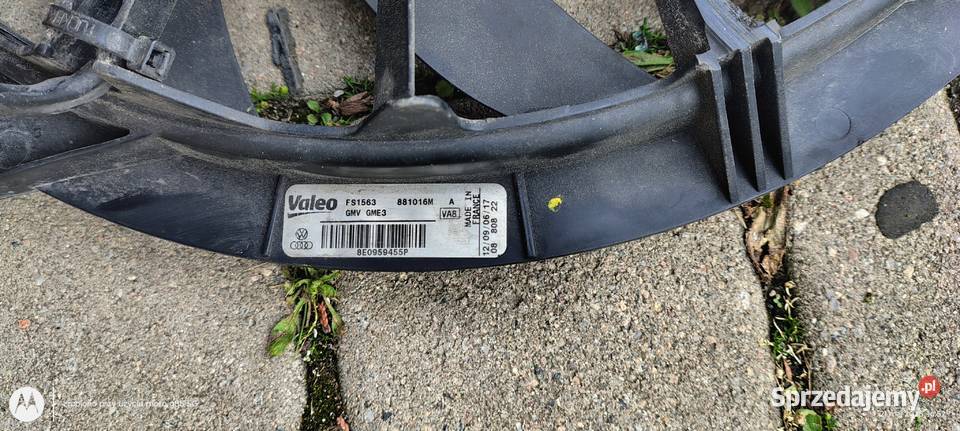 Wentylator chłodnicy a4 B7 diesel dolnośląskie Lubin