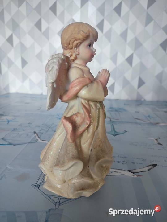 Aniołek porcelanowa figurka 20 Ruda Śląska