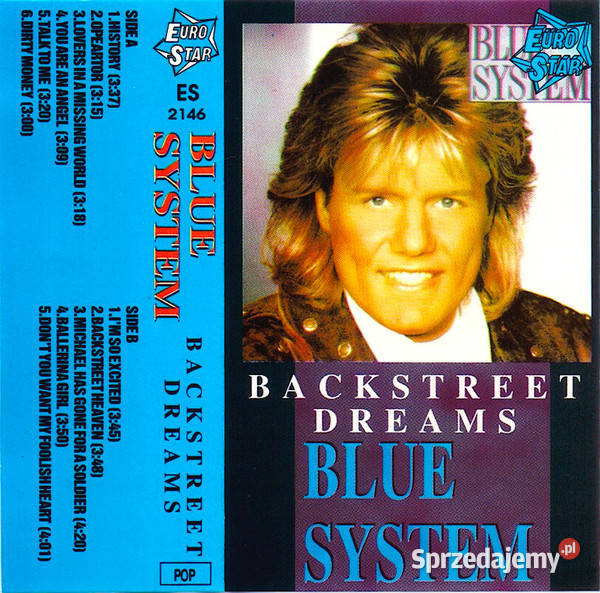 Blue System Backstreet Dreams przeboje 1993 kaseta