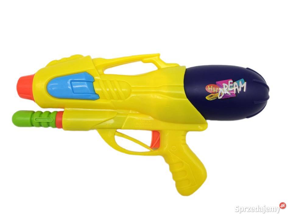 Pistolet na wodę 29 z pompką żółty Poznań