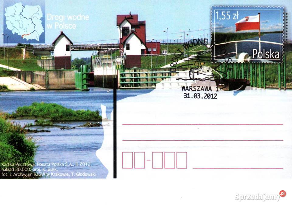 Całostki karty pocztowe 2012r Konin sprzedam
