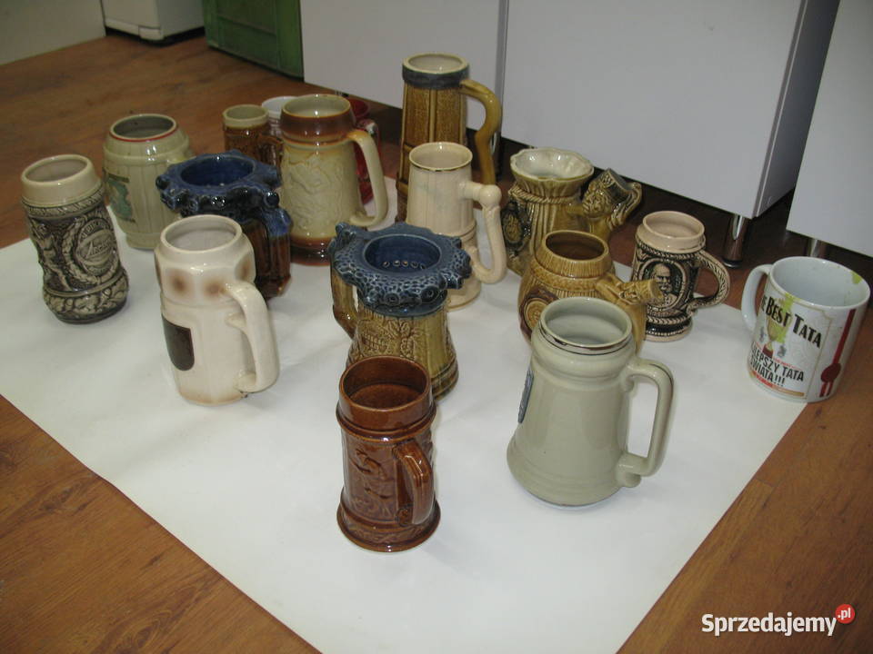 Pamiątki Górnicze Kufle Porcelana i szkło Żory