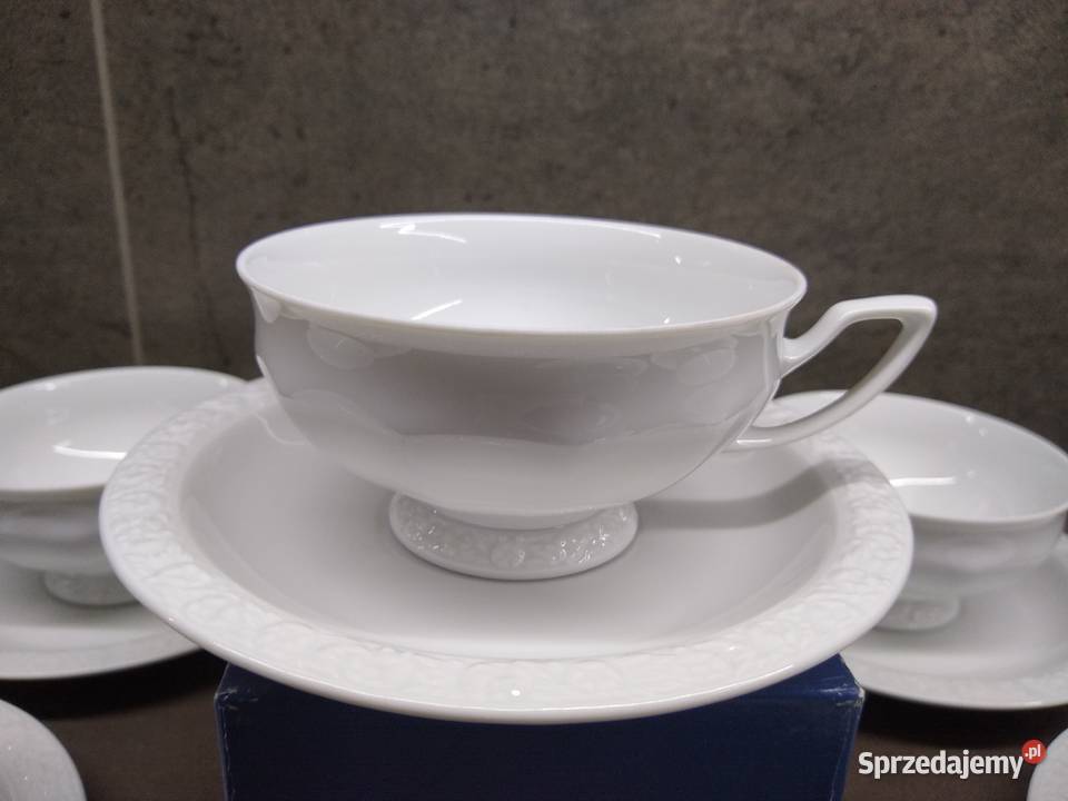 Serwis do herbaty Rosenthal Biała Maria Classic Kalisz