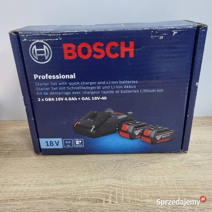 Akumulatory z ładowarką Bosch