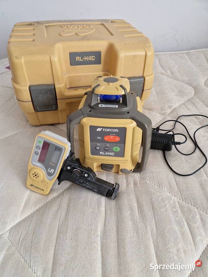 Niwelator obrotowy Topcon RLH4C detektor LS80 Łagów