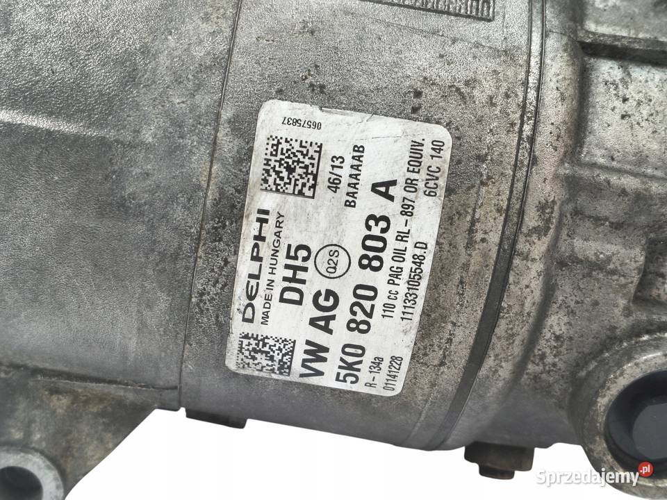 SPRĘŻARKA KLIMATYZACJI VW Passat B7 Sharan Seat Chełm