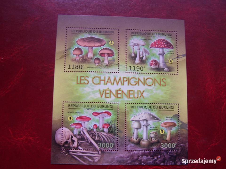 Burundii 2012 MNH Flora Grzyby Trujące
