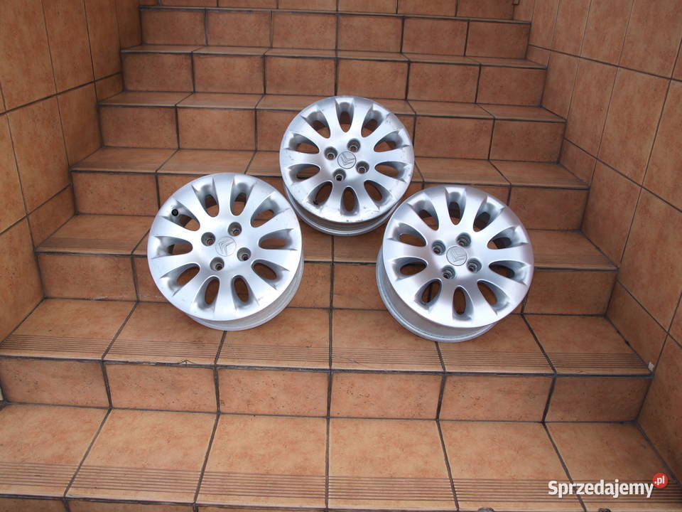 Citroen felgi alufelgi 15 oryginalne 3 sztuki Kalisz