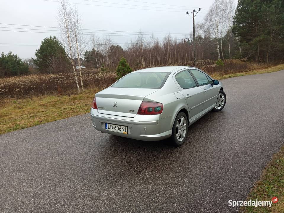 Peugeot 407 20 HDi bogata 10 lat jeden lubelskie Biała Podlaska