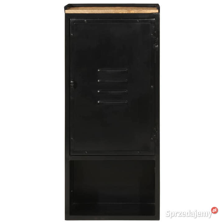 Szafka łazienkowa 40x27x90 żelazo i lite drewno Warszawa