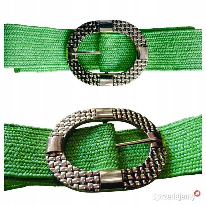 Pasek DamskiGUMA OZDOBNA BIŻUTERIA cekiny łódzkie Wieluń