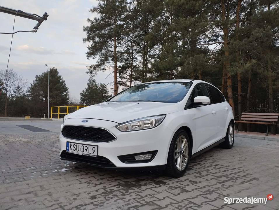 Ford focus mk3 2015 niski przebieg biały