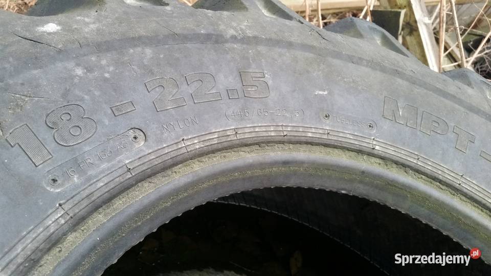 Opona Mitas 18 225 budowlana Rok produkcji 2000 Lubartów sprzedam
