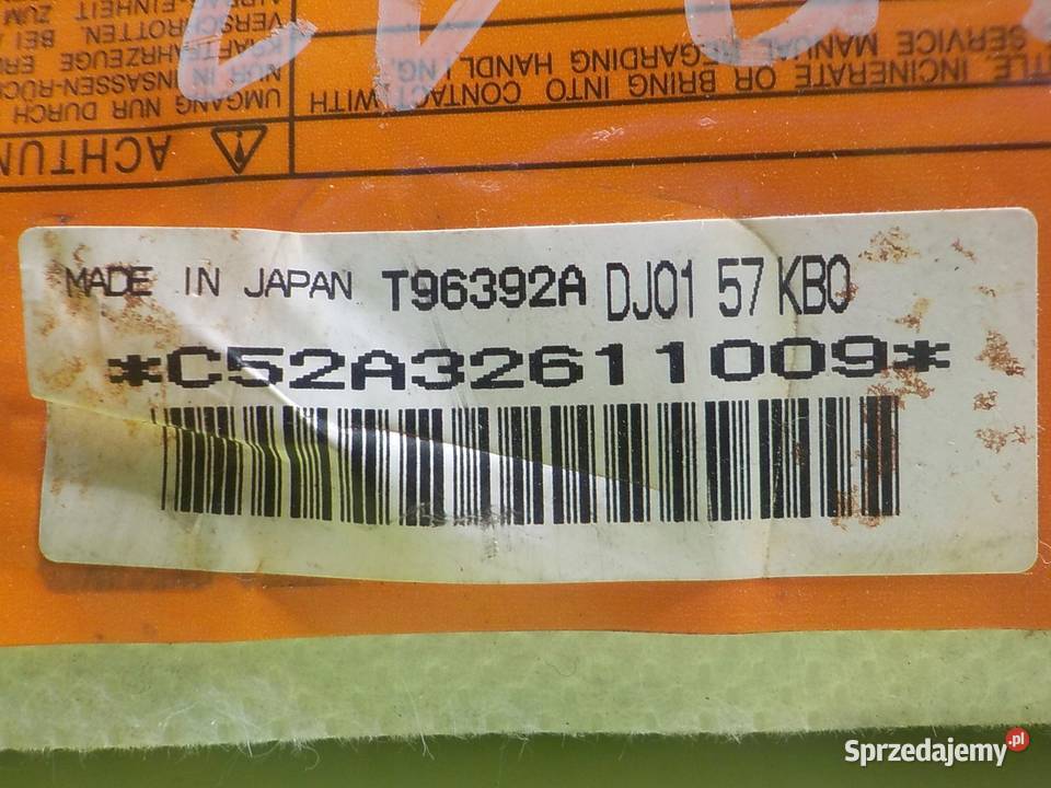 MAZDA 2 III DE 13 B 09r 3D AIRBAG poduszka Suków sprzedam