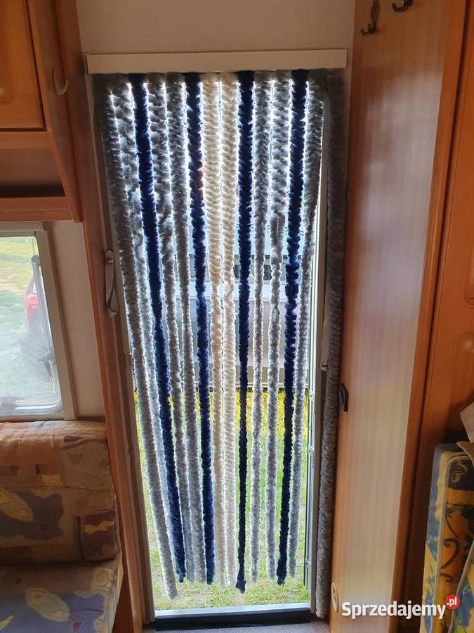 Zasłona drzwi kotki frędzle 60x176 kamper