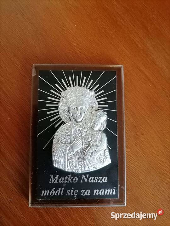 Obrazek Szklany Bibelot Matka Boska dolnośląskie Wałbrzych sprzedam