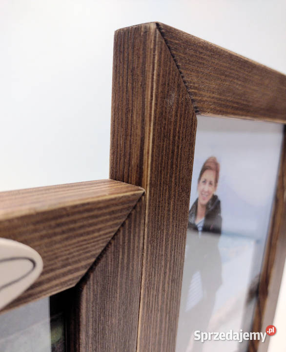 Ramka Na Zdjęcia 10x15 DREWNO Napis DEDYKACJA