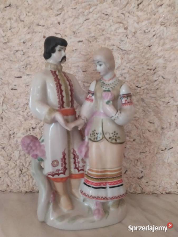 Figurka porcelanowa ukraińskiej pary Pierwsza