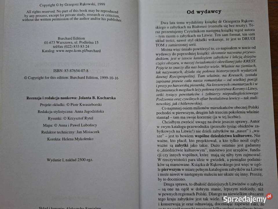 Ilustrowany przewodnik zabytkach kultury na Rok wydania 1999 Kraków