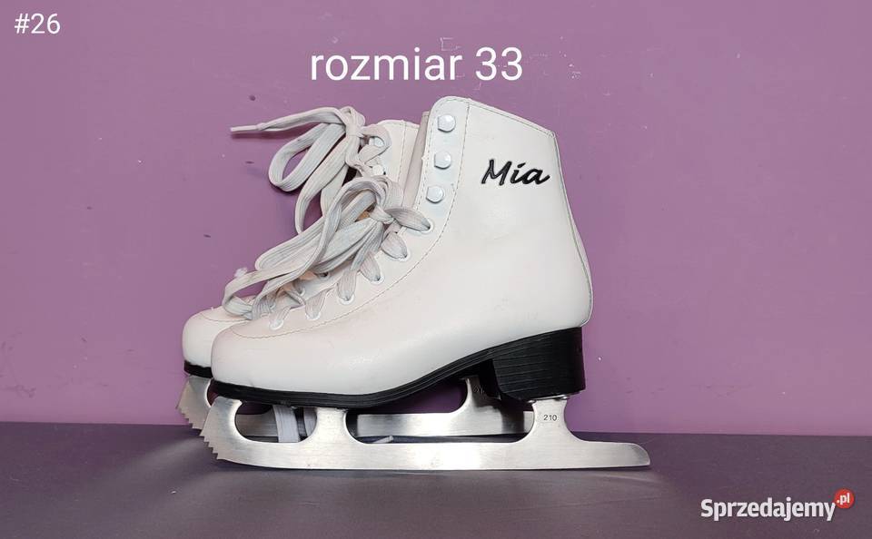 Ocieplane łyżwy figurowe dzieci rozmiar 33