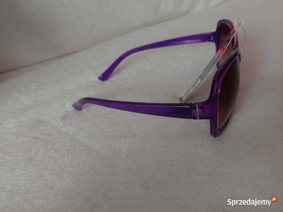 Duże fioletowe okulary przeciwsłoneczne muchy Filtr UV-400 kat. 2 Kraków