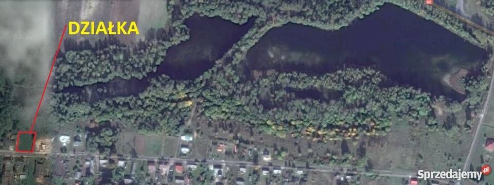 Działka budowlana w pobliżu jeziora Skoki Małe