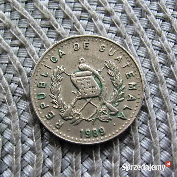 Gwatemala 25 Centavos 1989r wielkopolskie