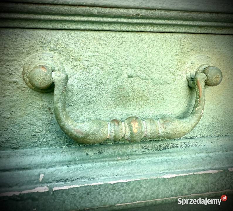 Komoda Turkusowa zieleń vintage shabby chic 46cm sprzedam