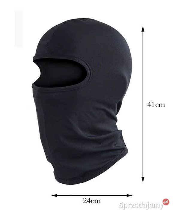 Kominiarka Lycra Letnia Oddychająca Czarna łódzkie sprzedam