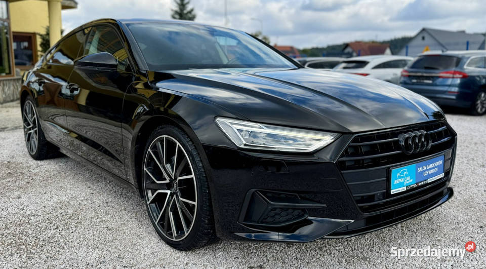 Audi A7 SportbackFull LEDNaviGwarancja C8 2018 czarny Kamienna Góra sprzedam