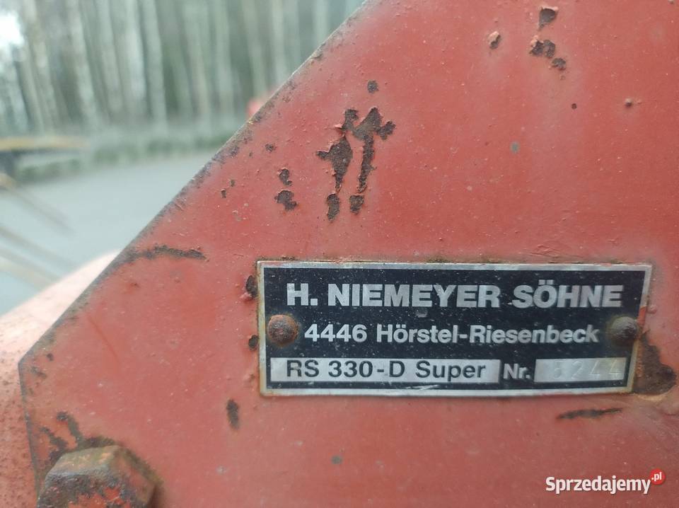 Zgrabiarka Niemeyer ta 330 na części mazowieckie Przasnysz