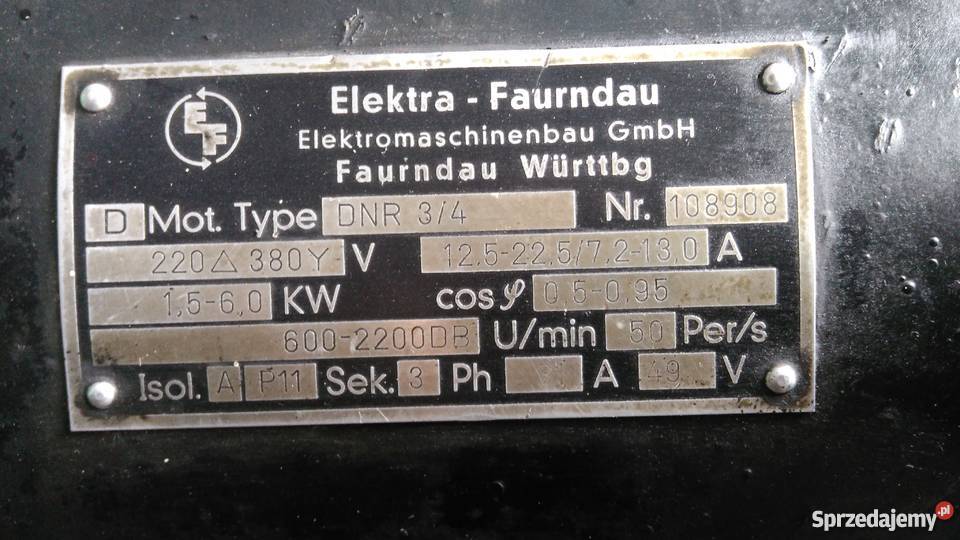 Silnik elektryczny Richter płynna regulacja Kielce