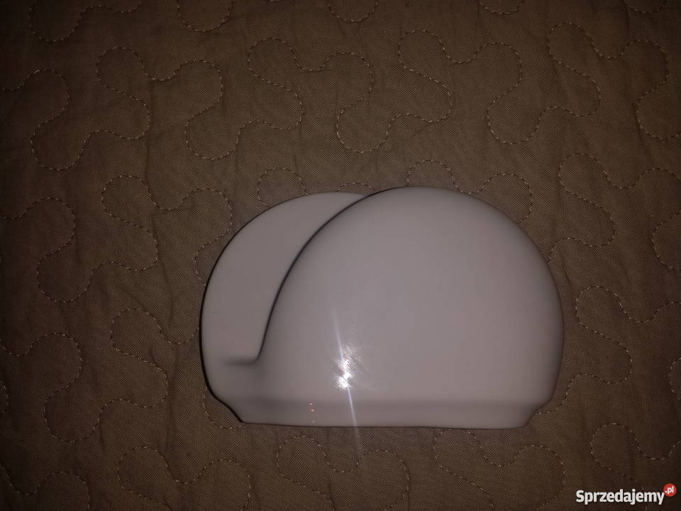 Nowy biały serwetnik porcelana Warszawa sprzedam