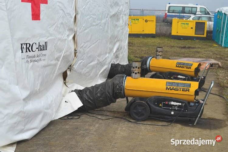 Wynajem Nagrzewnica olejowa budowlana grzanie Kłobuck