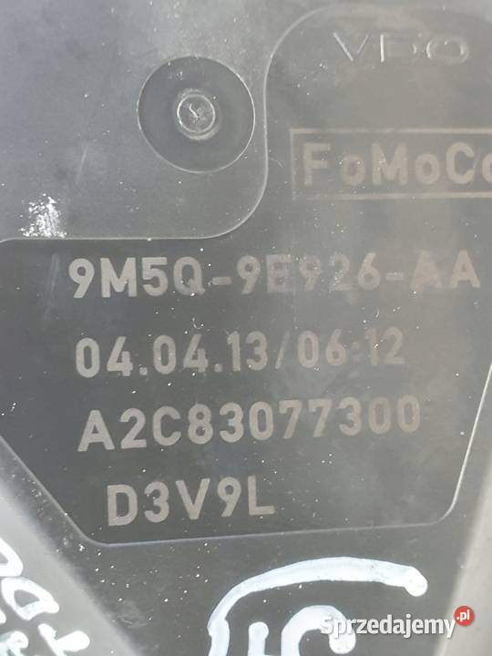 PRZEPUSTNICA Ford Mondeo MK4 20 TDCI 9M5Q 9E926 Motoryzacja Chełm