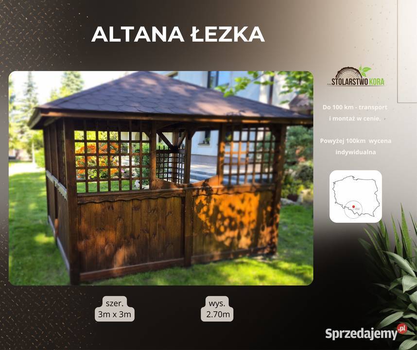 Altana drewniana LAMEL 33 Katowice