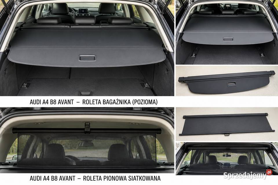 ROLETA BAGAŻNIKA SIATKA KOMPLET AUDI A4 B8 AVANT Włocławek sprzedam