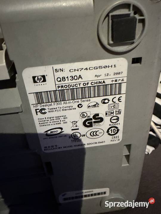 Drukarka hp f300