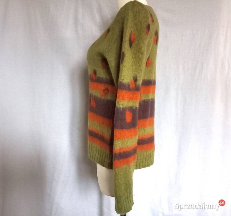 Sweter damski Serek r 3840 oliwkowy Numph kolor podlaskie