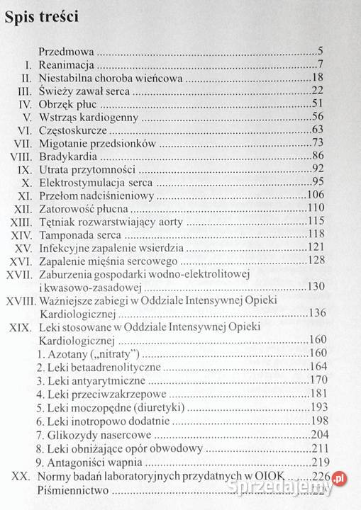Ostre stany kardiologiczne Algorytmy Chełm sprzedam